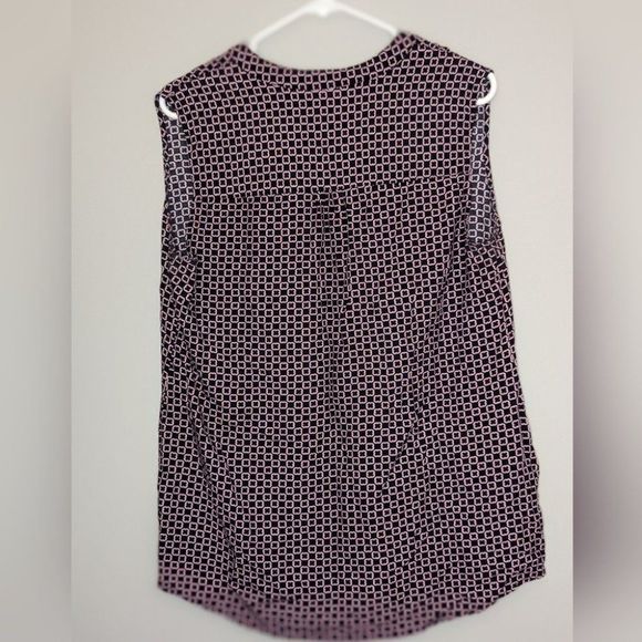 Tank Top Blouse XL Navy blue with Pink Accents 'Original' Brand - Picture 5 of 5